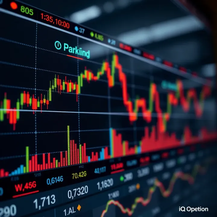 Graph displaying currency exchange rates fluctuating on a digital trading platform