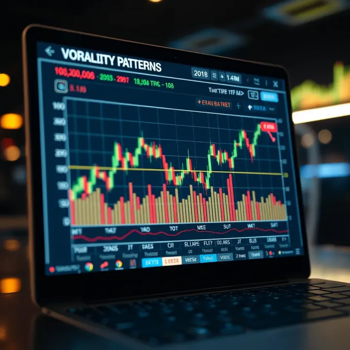 Volatility Patterns Across Forex Trading Hours Graph illustrating Forex market volatility during different global trading hours