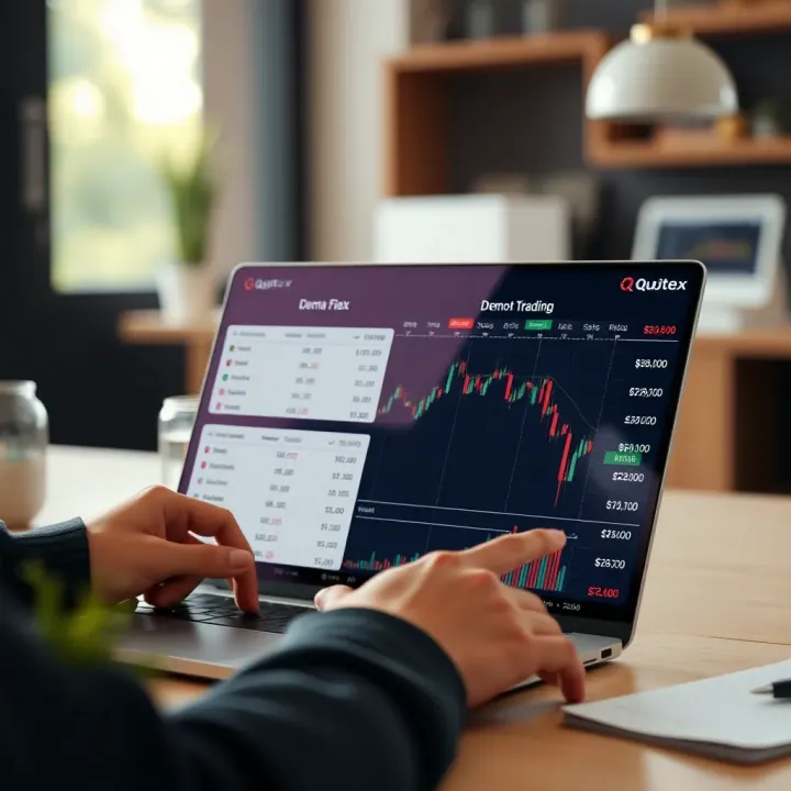 Comparison Between Demo and Real Trading Accounts on Quotex Comparison chart highlighting differences between demo and real trading accounts on Quotex