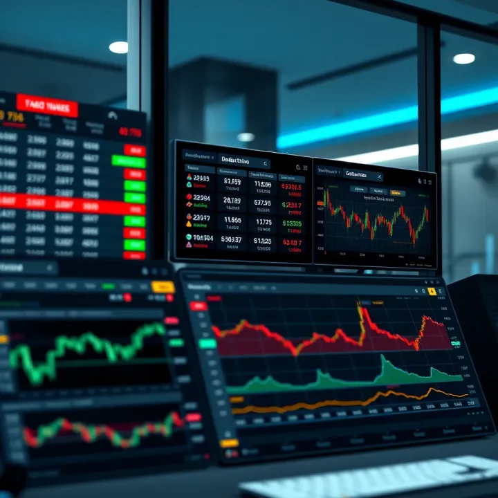 Dashboard Displaying Trading Indicators and Asset Selection in iq option.com Traderoom Dashboard with trading indicators and asset selection options for efficient decision making