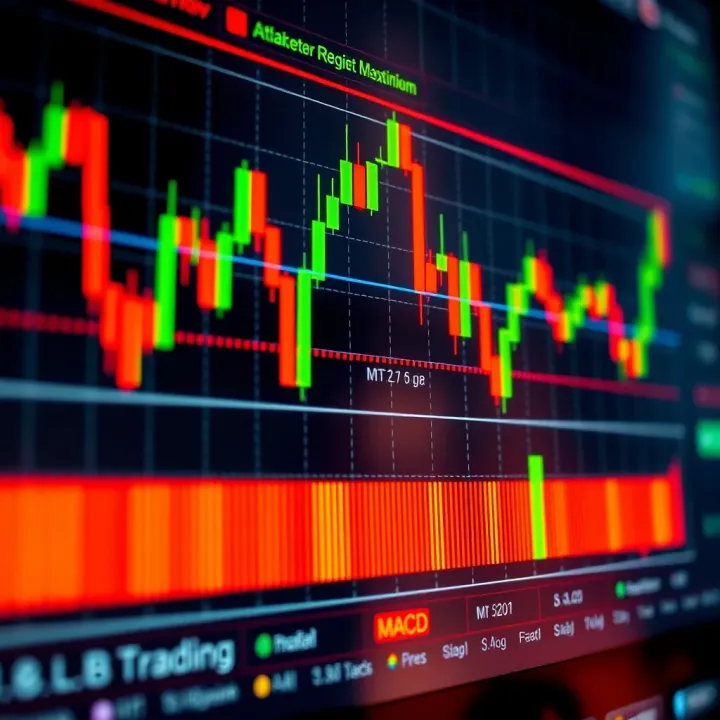 Technical chart displaying MACD signals combined with other technical tools for improved trade accuracy