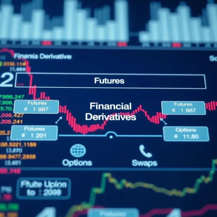 Types of Financial Derivatives Explained Diagram illustrating different types of financial derivatives including futures, options, and swaps