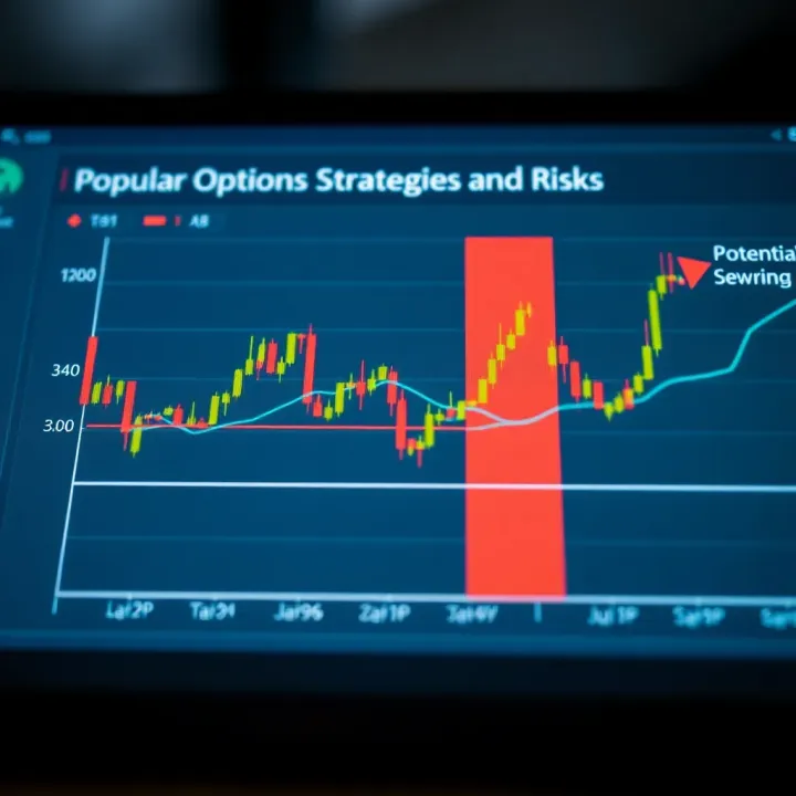 Overview of Popular Options Strategies and Their Risks Graph showing common options trading strategies and potential risk versus reward