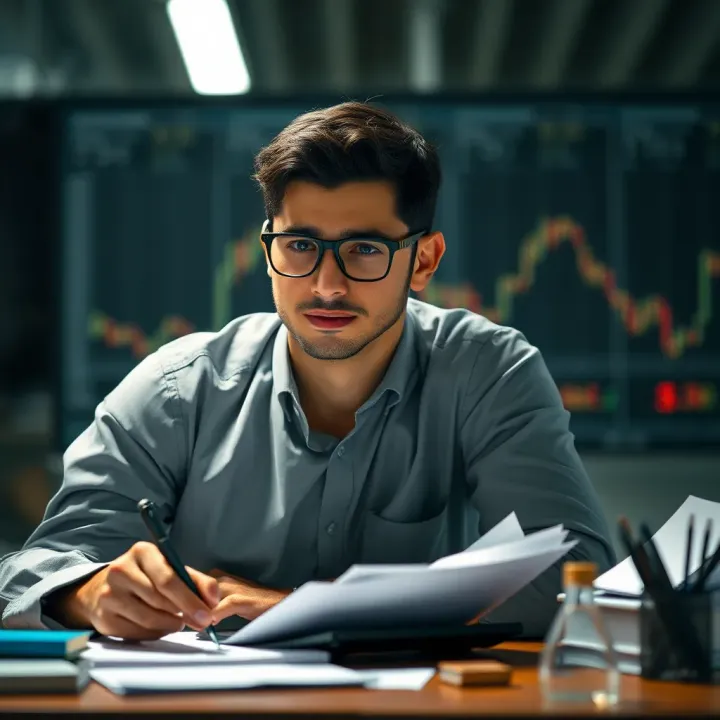 Practicing Trading Strategies on Quotex Demo Account Illustration of a trader practicing financial strategies risk-free using Quotex demo account features