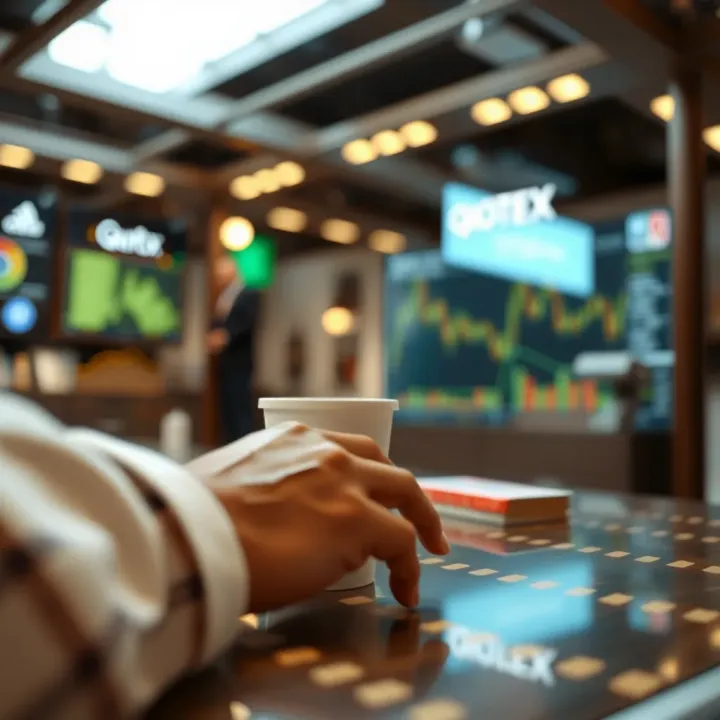 Visualization showing practical applications and market integration of QioteX