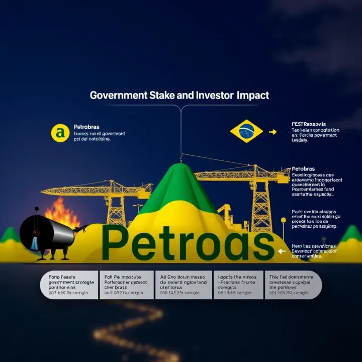 Government Stake and Investor Impact in Petrobras Capital Structure Infographic illustrating government stake and investor impact in Petrobras capital structure