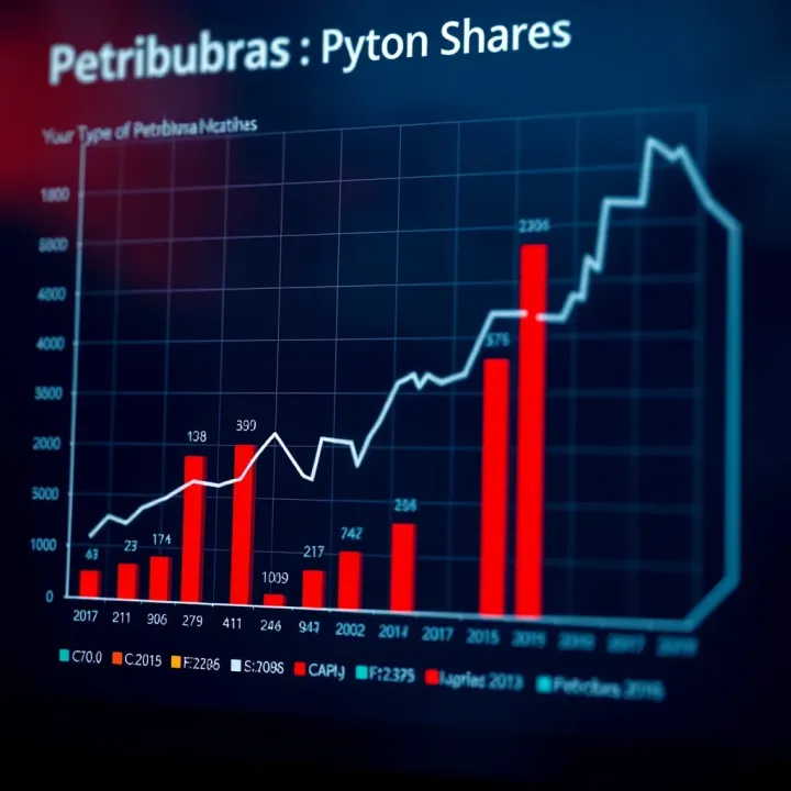 Graph showing distribution of Petrobras shares by type and ownership