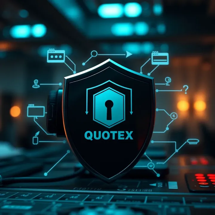 Security and Asset Variety on Quotex Investment Platform Graphic depicting security features and asset diversity on Quotex platform for secure investment
