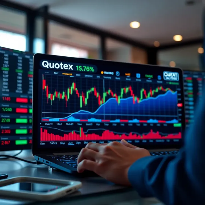 Safe Usage of Quotex Signals for Better Trading Illustration of safe trading practices and risk management strategies on a financial platform