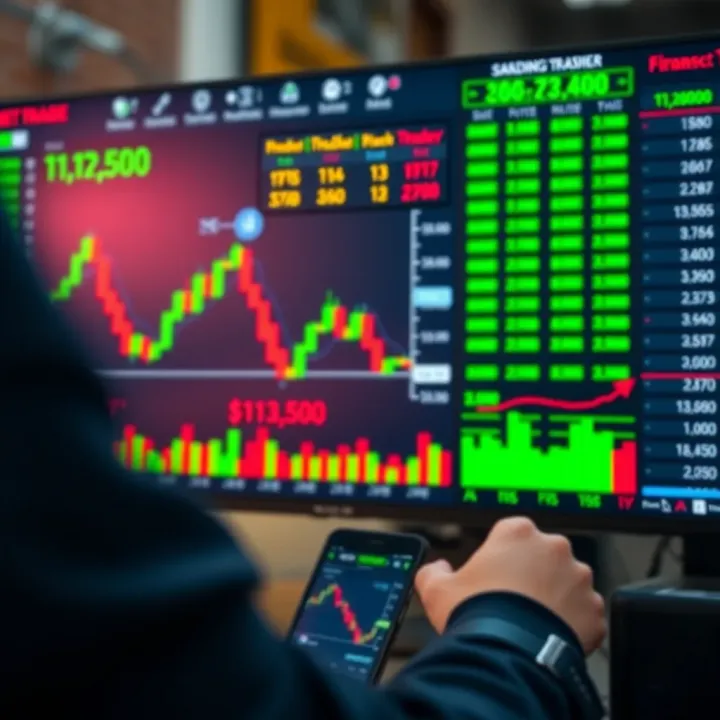 Risk-Free Practice with IQ Option Simulator Graphical representation of simulated financial trades demonstrating risk-free practice