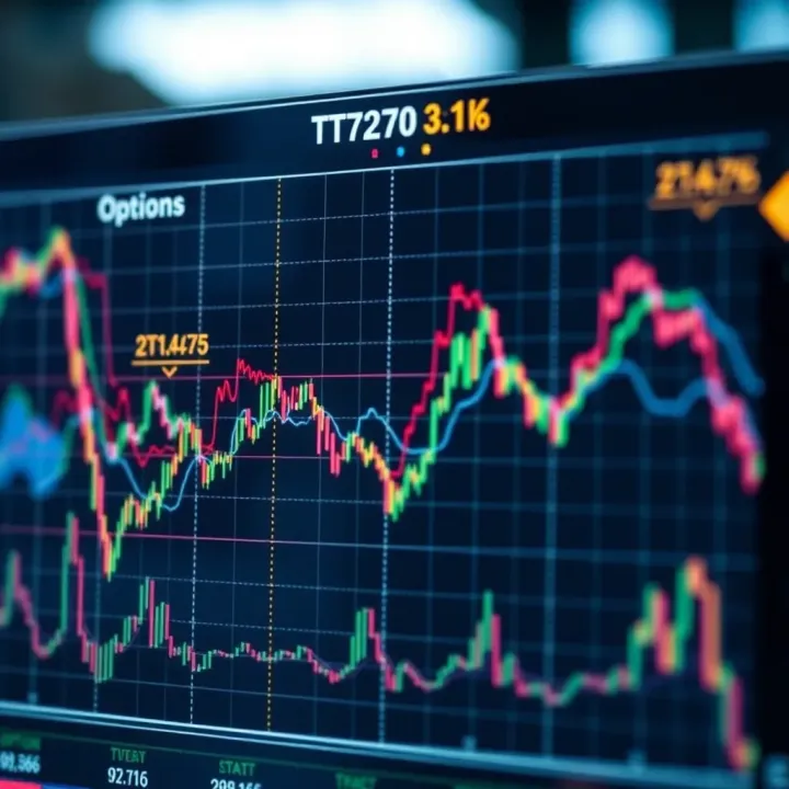 Graph showing different types of financial derivatives including options, futures, and swaps
